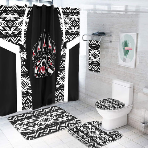 Powwow StoreBS000409 Pattern Native American Bathroom Set