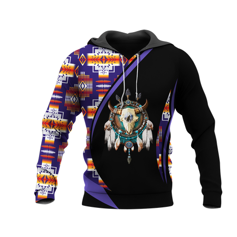 Powwow StoreHD0011869 Pattern Native Pride 3D Hoodie