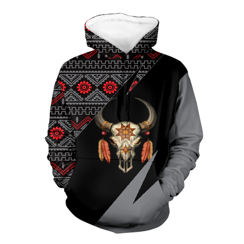 Powwow StoreHD0012127 Pattern Native Pride 3D Hoodie