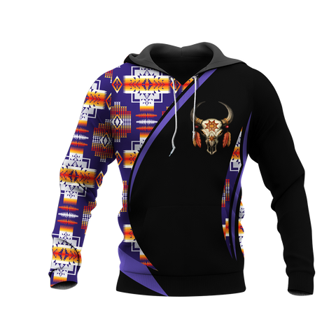 Powwow StoreHD0011870 Pattern Native Pride 3D Hoodie