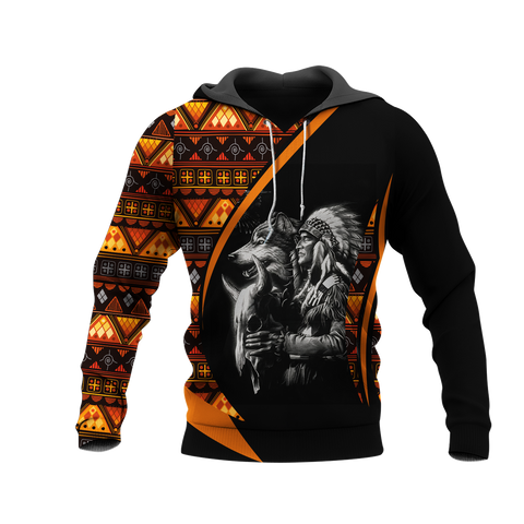 Powwow StoreHD0011868 Pattern Native Pride 3D Hoodie