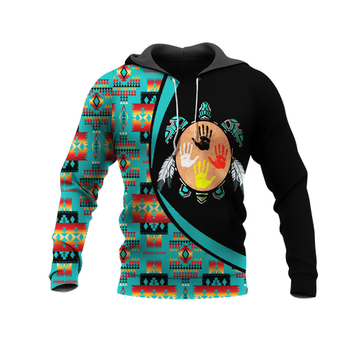 Powwow StoreHD0012251 Pattern Native Pride 3D Hoodie
