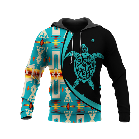 Powwow StoreHD0012256 Pattern Native Pride 3D Hoodie