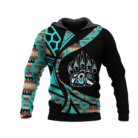 Powwow StoreHD0012423 Pattern Native Pride 3D Hoodie