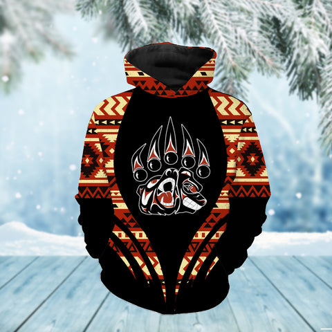 Powwow StoreHD0011758 Pattern Native Pride 3D Hoodie