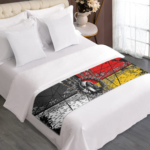 Powwow StoreGBNAT00015 Pattern Native American Bed Runner