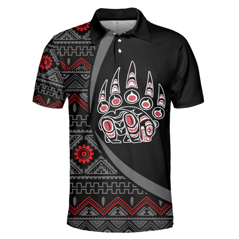 Powwow StorePOLO0009 Native American  Polo TShirt 3D