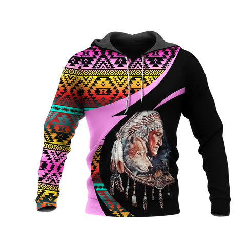 Powwow StoreHD0011319 Pattern Native Pride 3D Hoodie