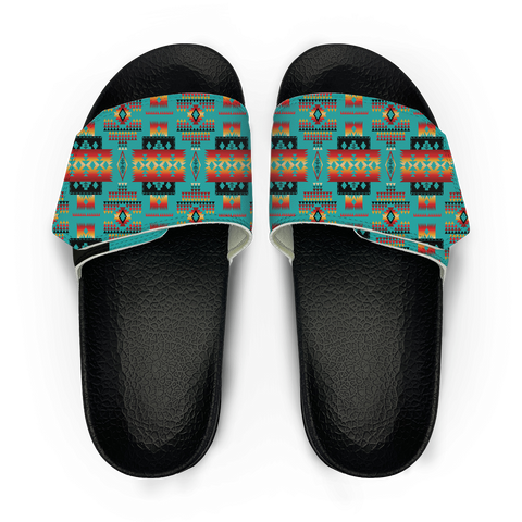 Powwow StoreGBNAT0004601  Pattern Native American Magic Sticker Slippers