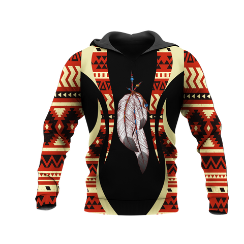 Powwow StoreHD0012202 Pattern Native Pride 3D Hoodie