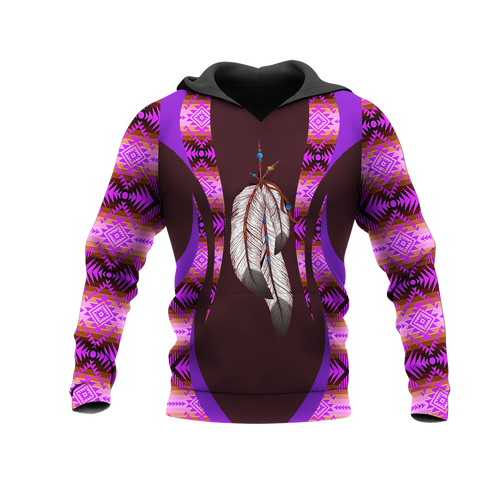 Powwow StoreHD0012203 Pattern Native Pride 3D Hoodie