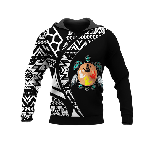 Powwow StoreHD0012438 Pattern Native Pride 3D Hoodie