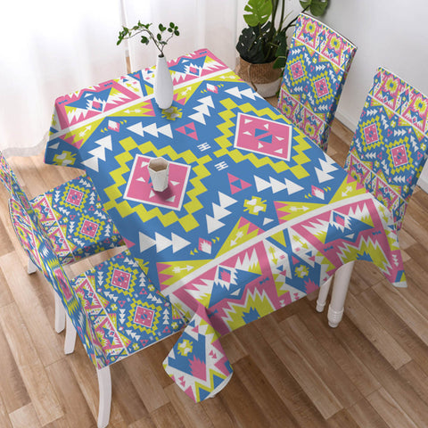 Powwow StoreTBC0032 Pattern Tribal Native Tablecloth
