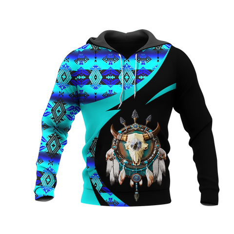 Powwow StoreHD0011326 Pattern Native Pride 3D Hoodie