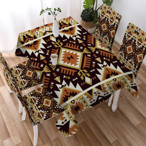 Powwow StoreTBC0033 Pattern Tribal Native Tablecloth