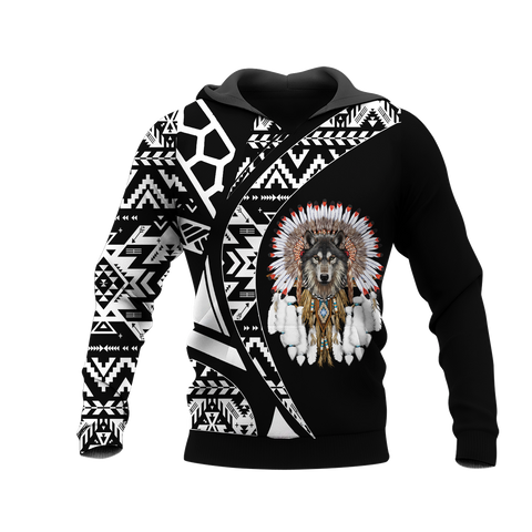 Powwow StoreHD0012440 Pattern Native Pride 3D Hoodie