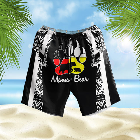 Powwow StoreGBHS00060 Pattern Native Hawaiian Shorts