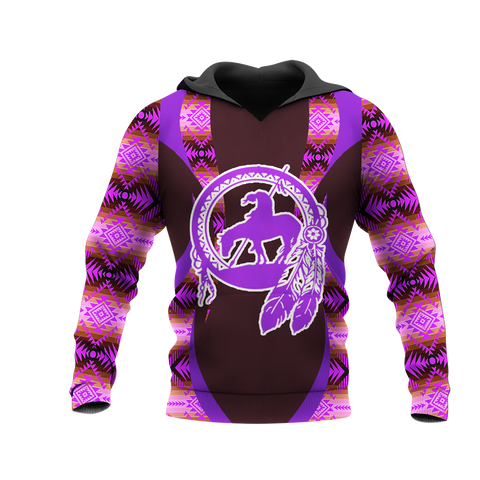 Powwow StoreHD0012206 Pattern Native Pride 3D Hoodie