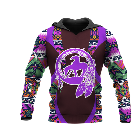 Powwow StoreHD0012207 Pattern Native Pride 3D Hoodie