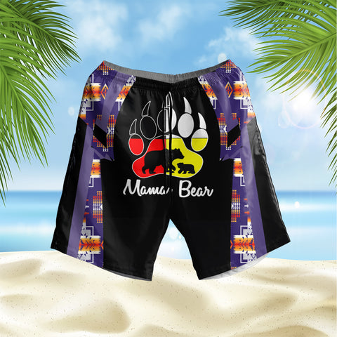 Powwow StoreGBHS00059 Pattern Native Hawaiian Shorts
