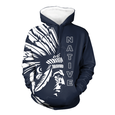Powwow StoreHD0012267 Pattern Native Pride 3D Hoodie