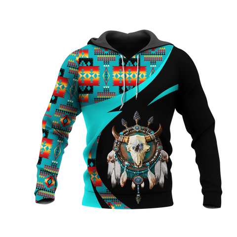 Powwow StoreHD0011333 Pattern Native Pride 3D Hoodie