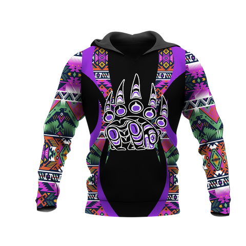 Powwow StoreHD0012209 Pattern Native Pride 3D Hoodie