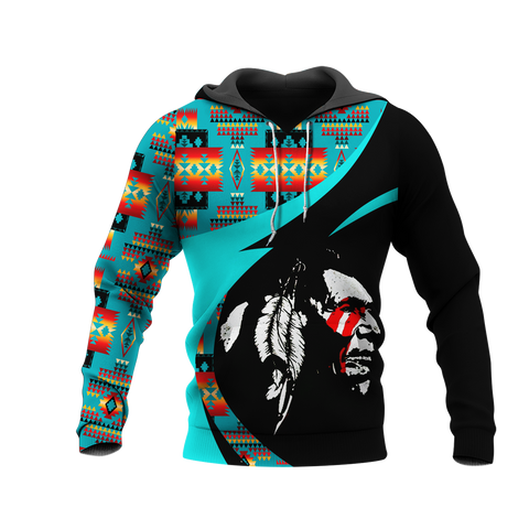 Powwow StoreHD0011331 Pattern Native Pride 3D Hoodie