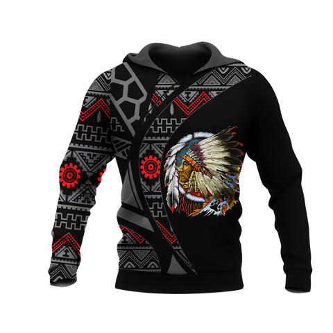 Powwow StoreHD0012445 Pattern Native Pride 3D Hoodie