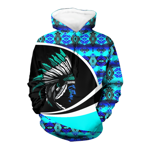 Powwow StoreHD0011341 Pattern Native Pride 3D Hoodie