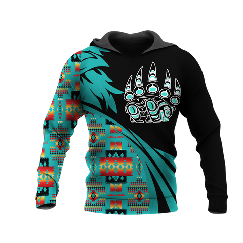 Powwow StoreHD0012325 Pattern Native Pride 3D Hoodie