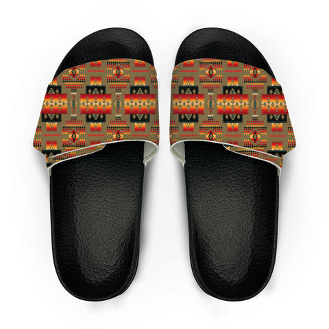 Powwow StoreGBNAT0004604 Pattern Native American Magic Sticker Slippers