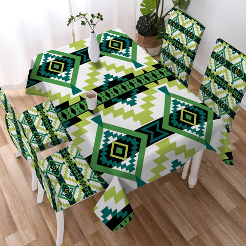 Powwow StoreTBC0043 Pattern Tribal Native Tablecloth