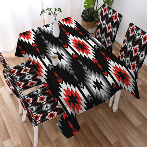 Powwow StoreTBC0044 Pattern Tribal Native Tablecloth