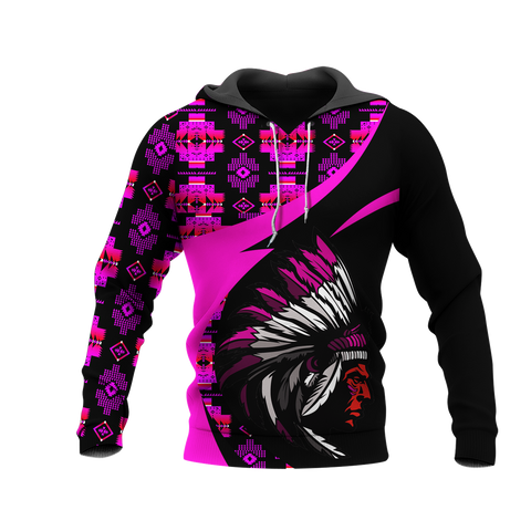 Powwow StoreHD0011366 Pattern Native Pride 3D Hoodie