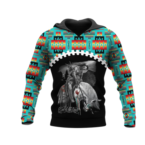 Powwow StoreHD0012278 Pattern Native Pride 3D Hoodie