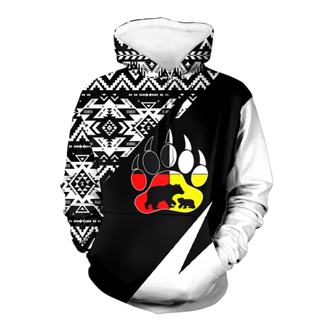 Powwow StoreHD0012131 Pattern Native Pride 3D Hoodie