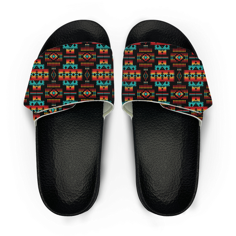 Powwow StoreGBNAT0004602 Pattern Native American Magic Sticker Slippers