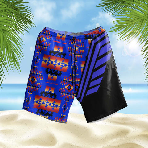 Powwow StoreGBHS00065 Pattern Native Hawaiian Shorts