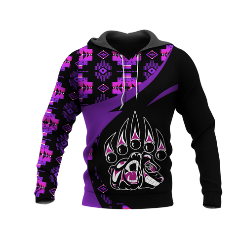 Powwow StoreHD0011370 Pattern Native Pride 3D Hoodie