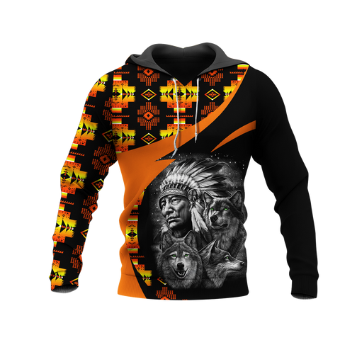 Powwow StoreHD0011374 Pattern Native Pride 3D Hoodie