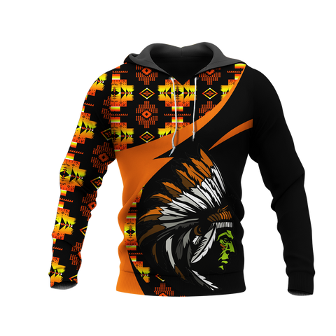 Powwow StoreHD0011375 Pattern Native Pride 3D Hoodie
