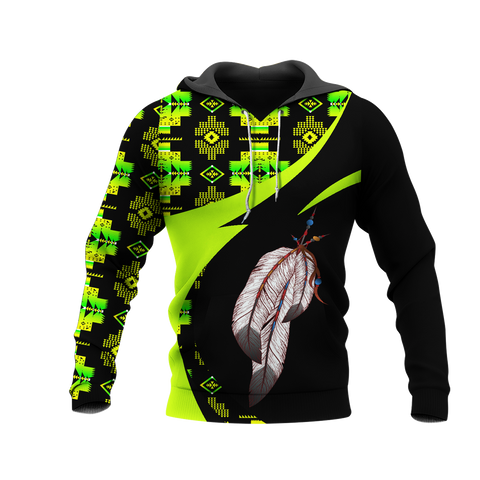 Powwow StoreHD0011377 Pattern Native Pride 3D Hoodie