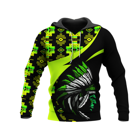 Powwow StoreHD0011378 Pattern Native Pride 3D Hoodie