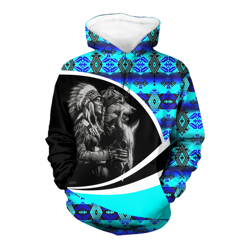 Powwow StoreHD0011343 Pattern Native Pride 3D Hoodie