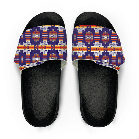 Powwow StoreGBNAT0004 Pattern Native American Magic Sticker Slippers
