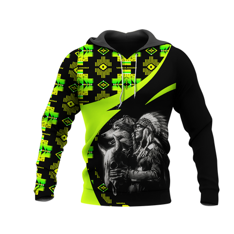 Powwow StoreHD0011379 Pattern Native Pride 3D Hoodie