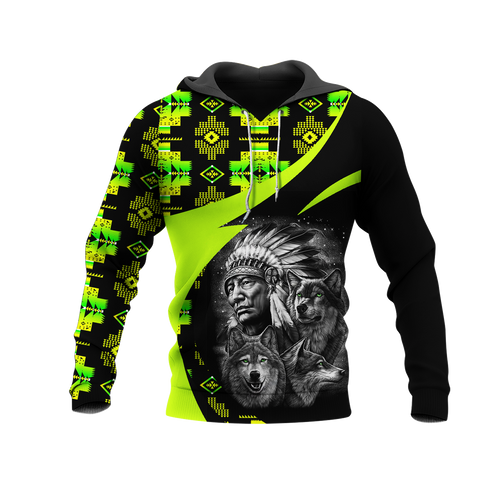 Powwow StoreHD0011380 Pattern Native Pride 3D Hoodie