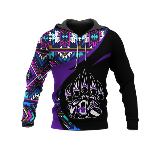 Powwow StoreHD0011383 Pattern Native Pride 3D Hoodie