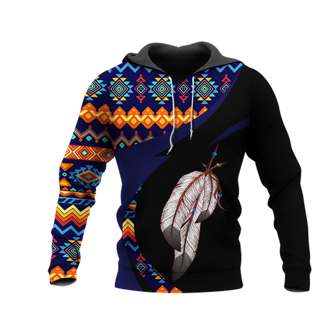 Powwow StoreHD0011386 Pattern Native Pride 3D Hoodie